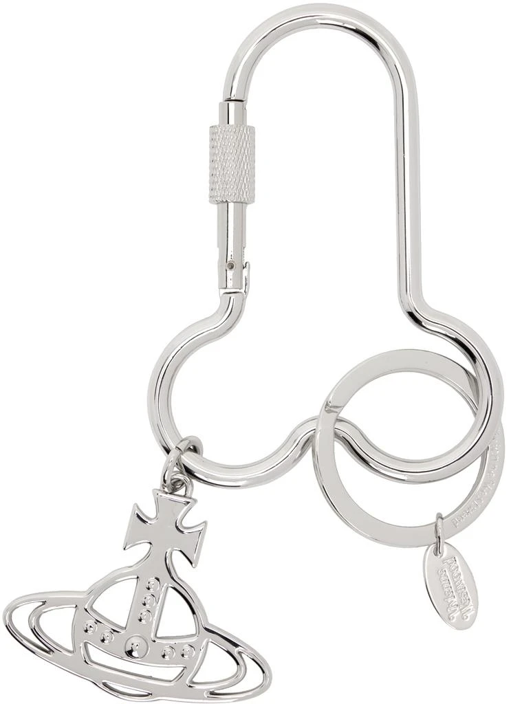 Vivienne Westwood Silver Penis Carabiner Keychain 1