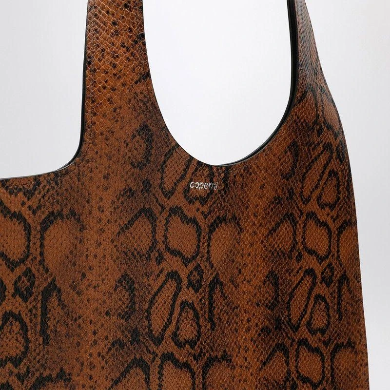 Coperni Coperni Heart Tote Bag With Snake Print 6