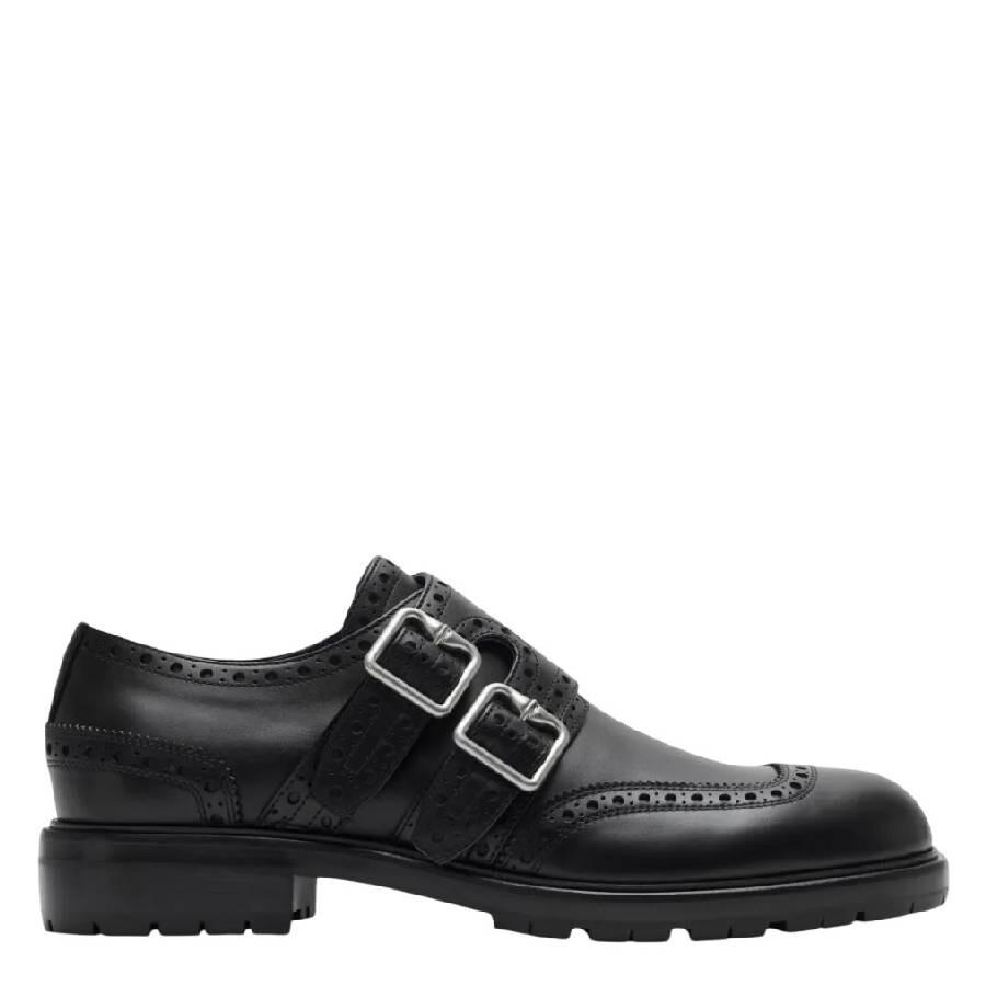 Burberry Signature B Buckle Monk Shoes