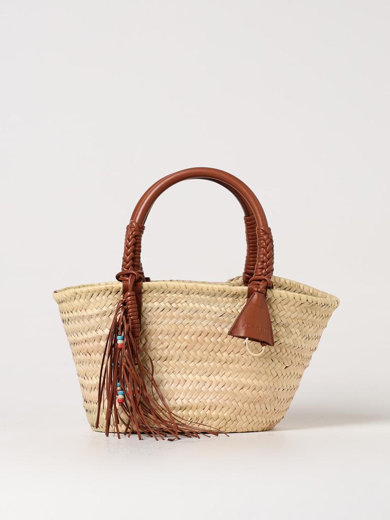 ALÉMAIS Alémais Rose Macrame Cord Medium Basket Bags - Tote