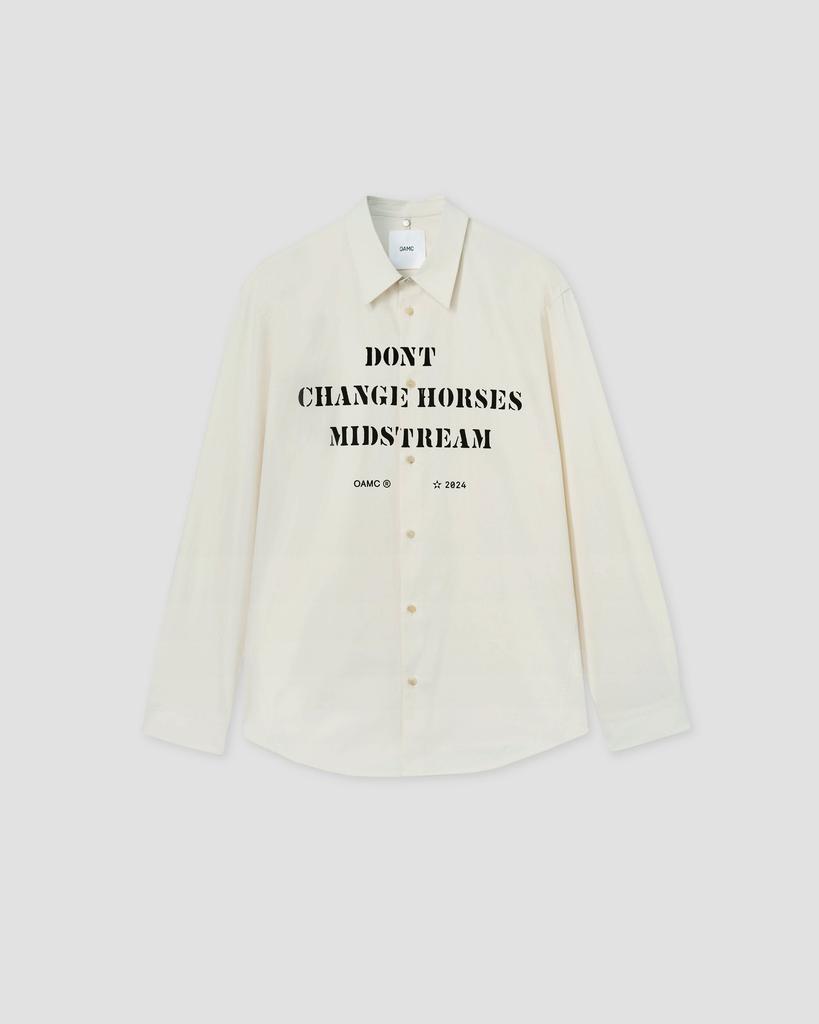 OAMC MARK SHIRT, PRINT