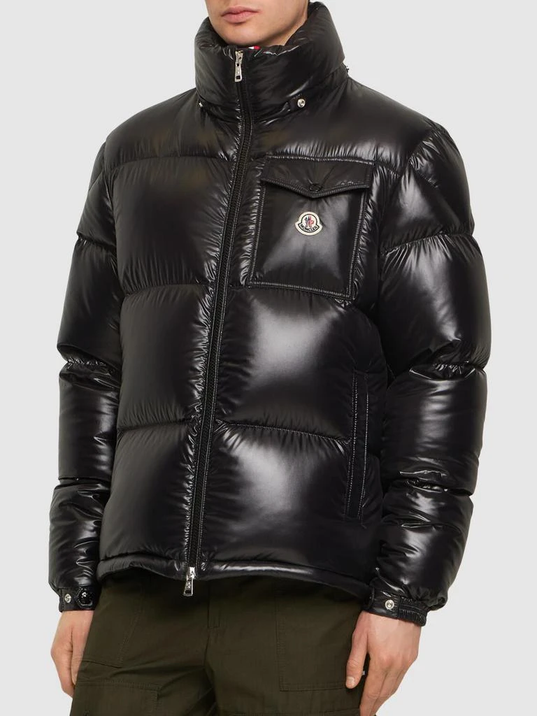 MONCLER Montbeliard Nylon Laque Down Jacket Black 5 - Coats 