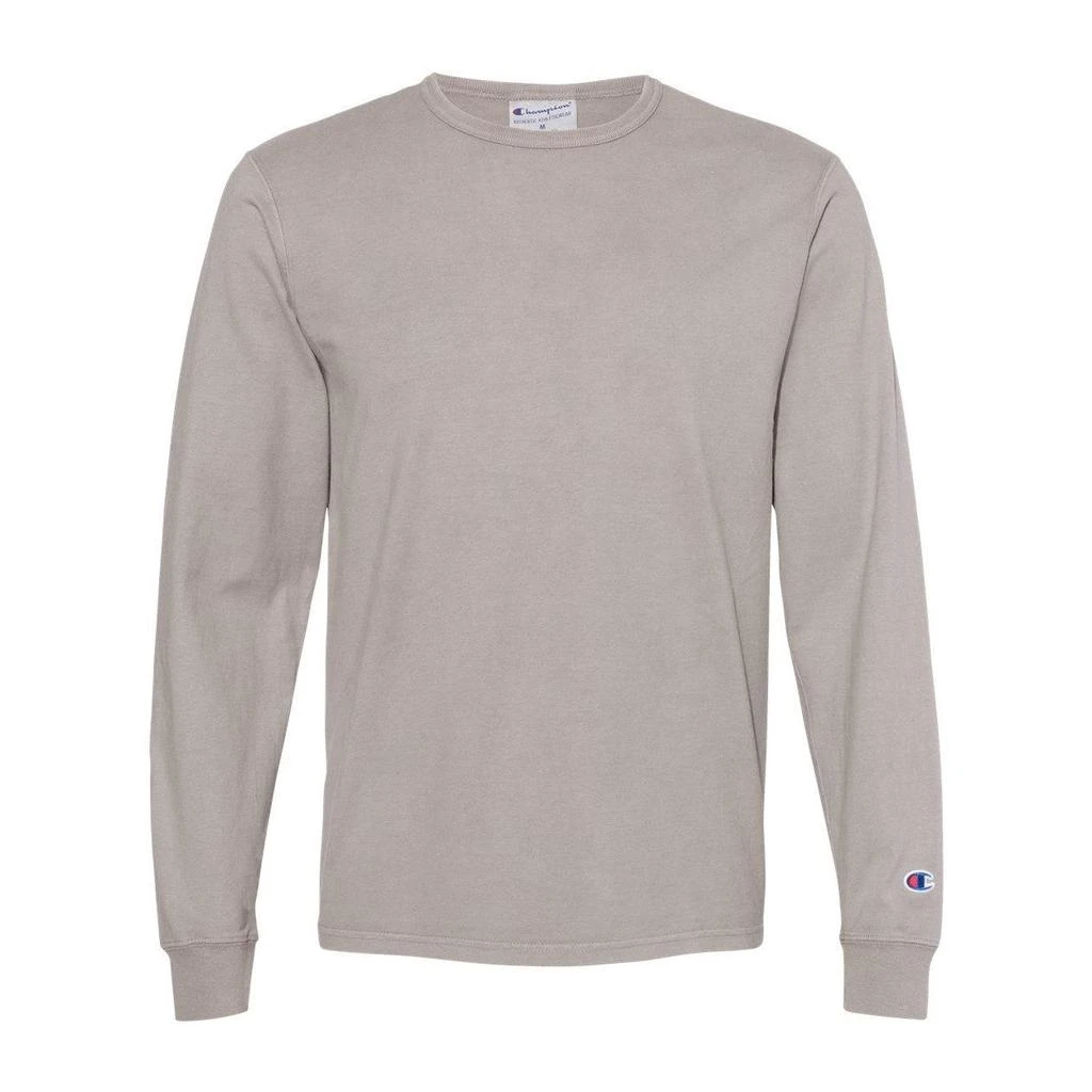 Champion Garment-Dyed Long Sleeve T-Shirt 1