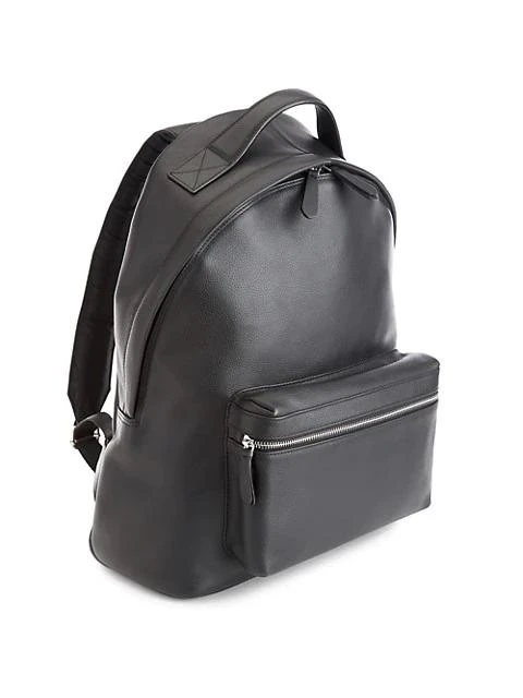 ROYCE New York Pebbled Leather Laptop Backpack 2