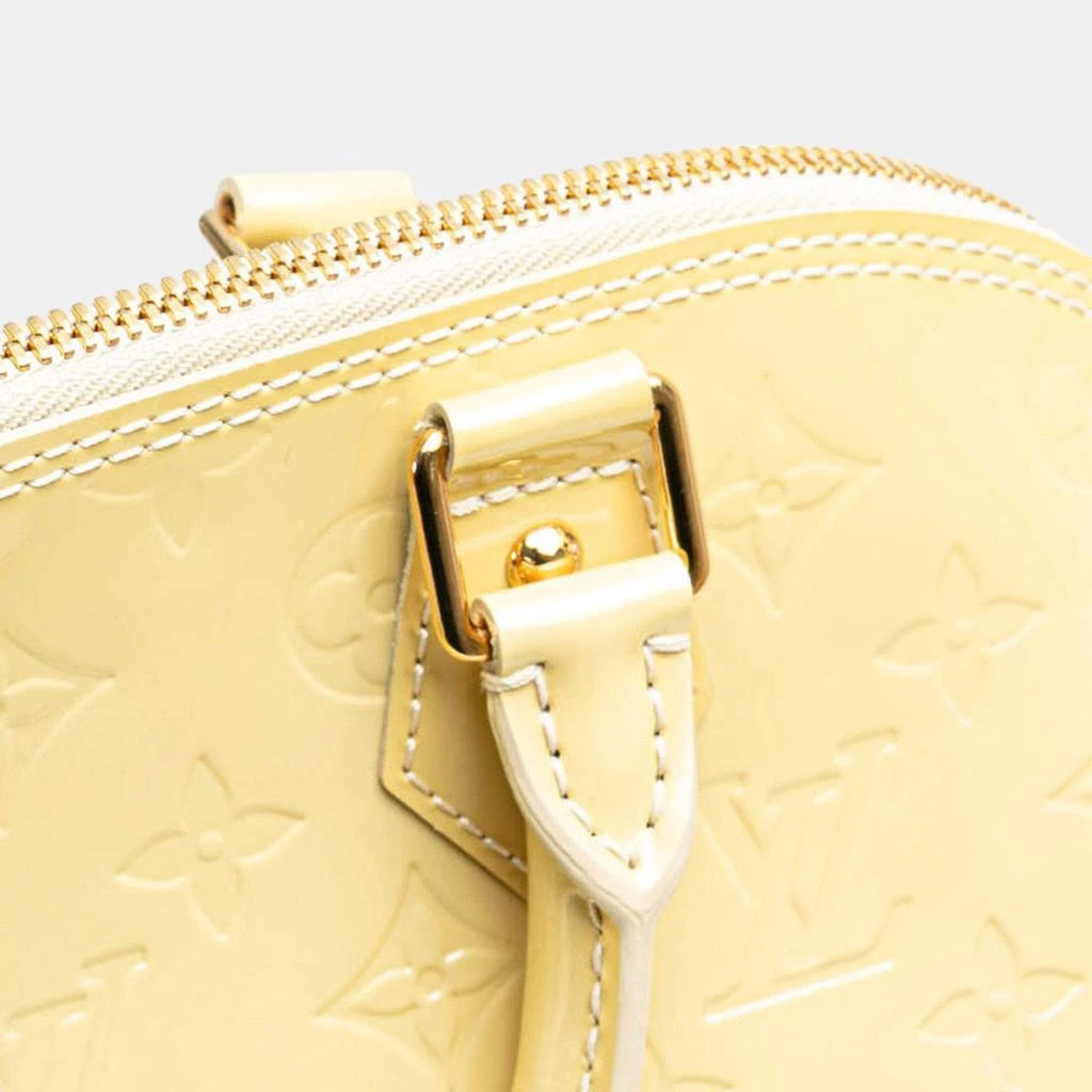 Louis Vuitton Louis Vuitton Yellow Monogram Vernis Alma PM Handbag 10