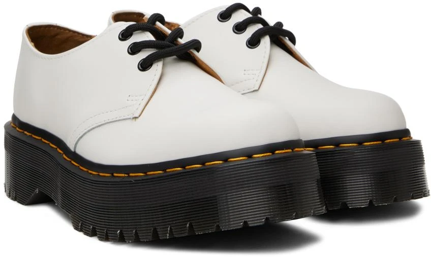 Dr. Martens White 1461 Quad Derbys 4
