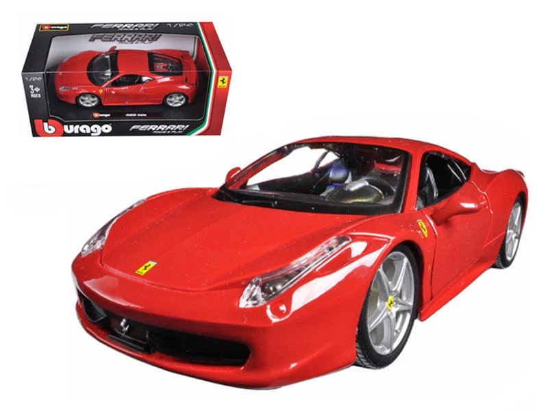 Bburago Ferrari 458 Italia Red 1/24 Diecast Model Car by 1