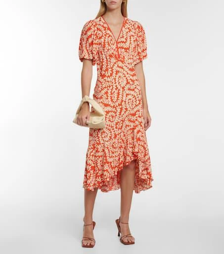 Diane von Furstenberg Madrid printed crêpe midi dress 2
