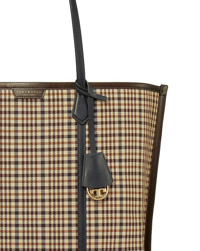 Tory Burch Perry Plaid Triple Compartment Tote 5