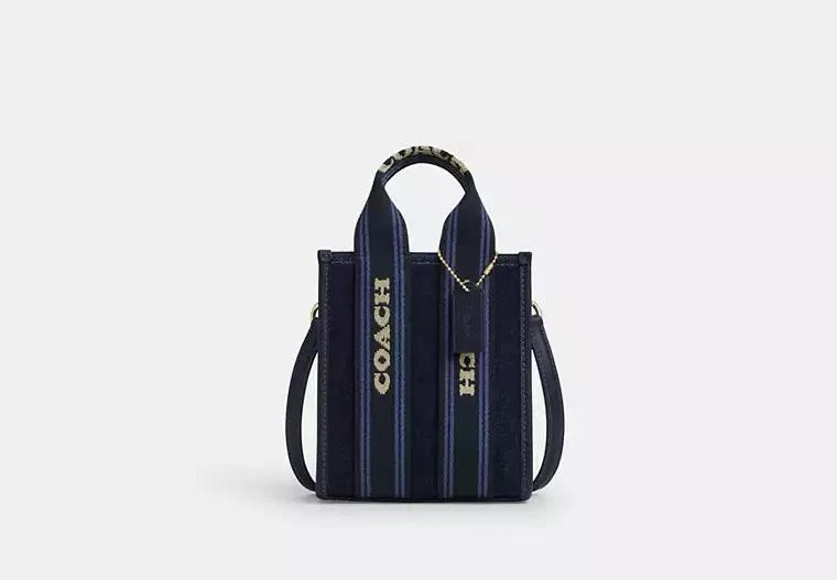 Coach Smith Mini Tote Bag In Regenerative Cotton