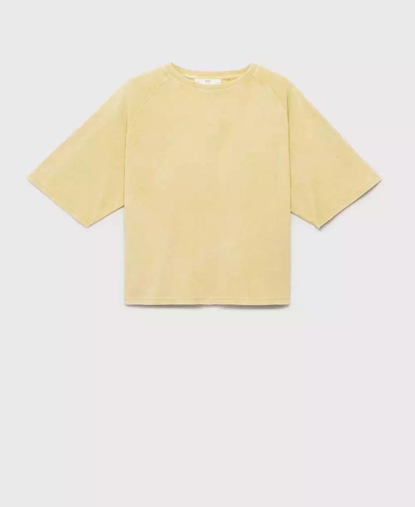 Mango Women's Terry Cotton Overdyed Sweatshirt 1