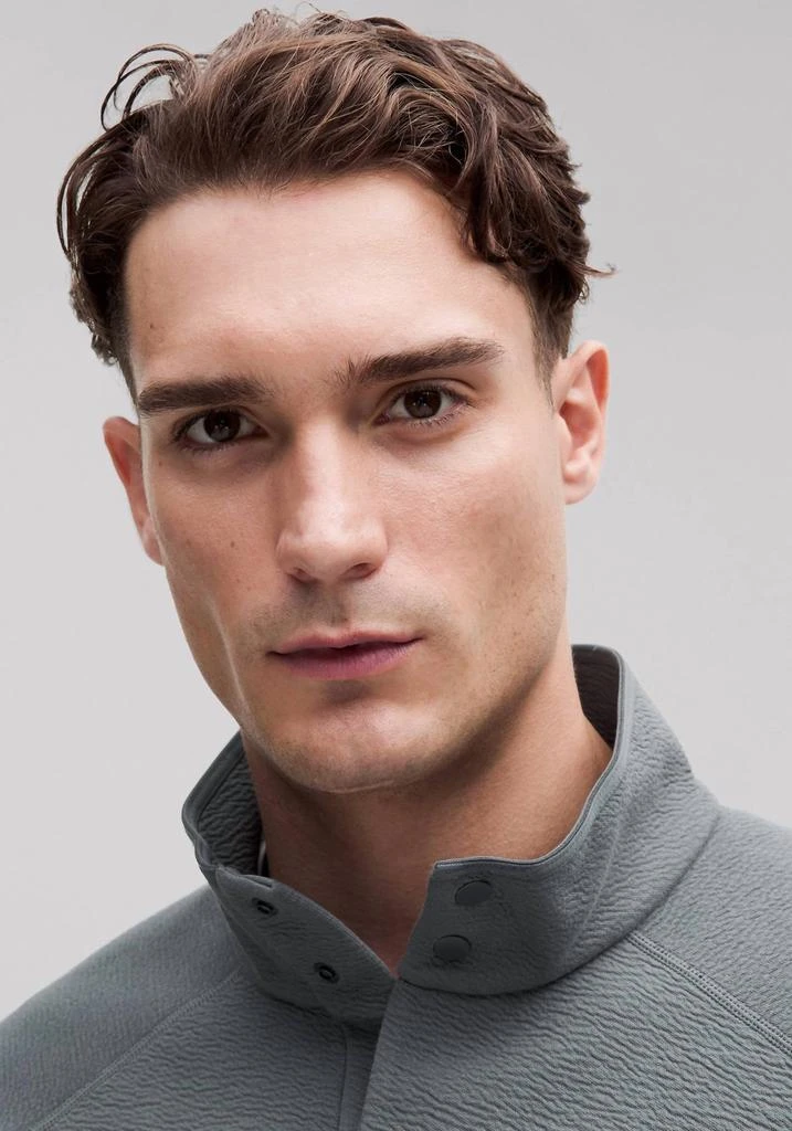 Lululemon Men's Textured Spacer Anorak Jacket In Oil Grey 3