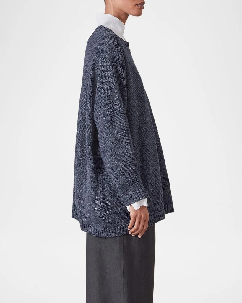 Eskandar 34 Width Round Neck Sweater (Mid Plus) 5