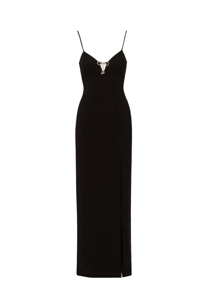 knitted maxi dress ASTORIA KNIT MAXI DRESS - DOVE GREY – CHIC LE FRIQUE main image 1