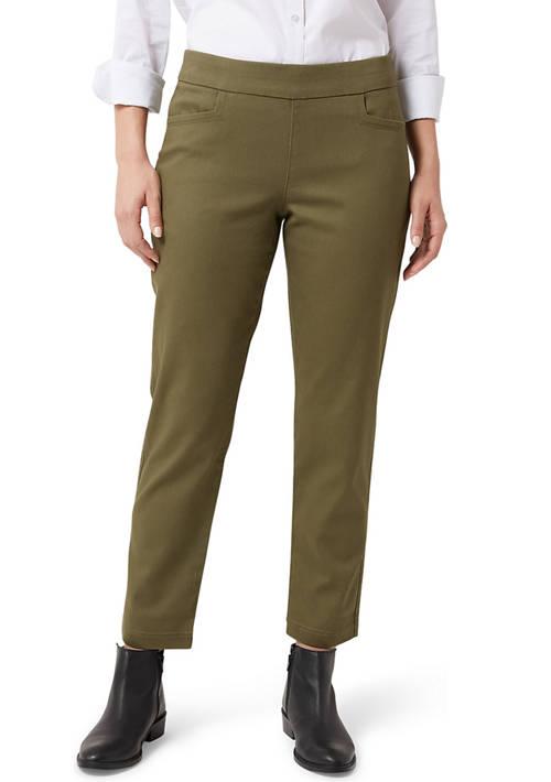 CHAPS Womens Pull On Slim Leg Pants