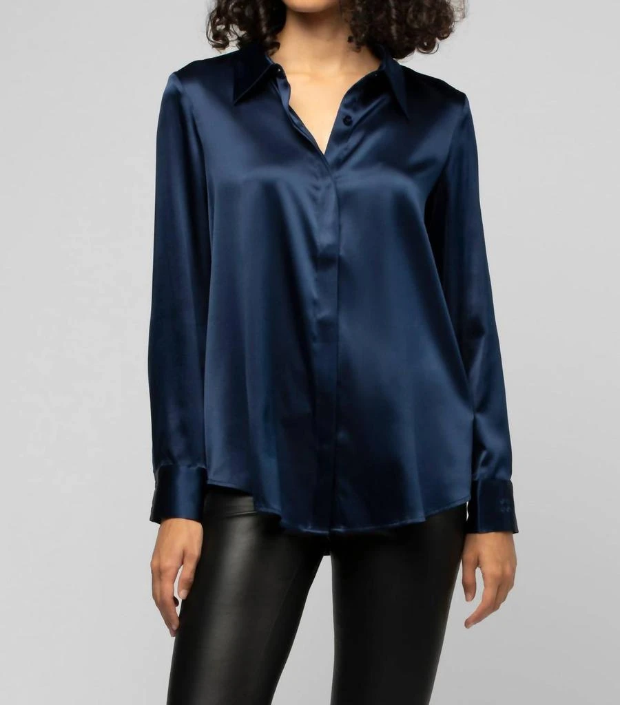 MAX&MOI Max&Moi - Women
s Perlegging Button Down Shirt