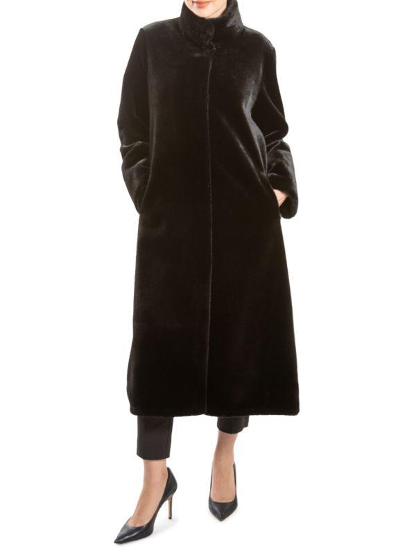 BELLE FARE Reversible Long Swing Coat