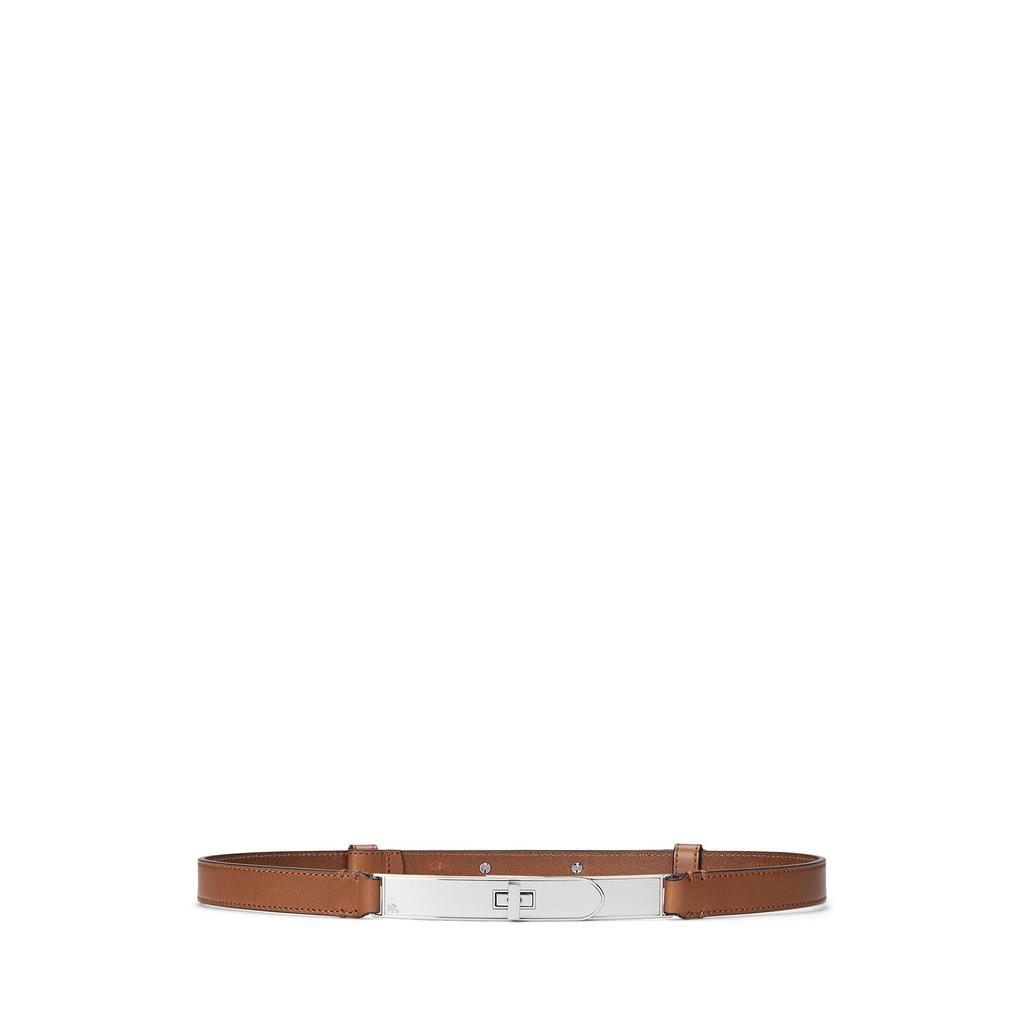 Ralph Lauren Turn-Lock Leather Belt