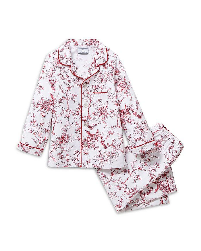 Petite Plume Girls
 Timeless Toile Twill Pajama Set - Baby, Little Kid, Big Kid