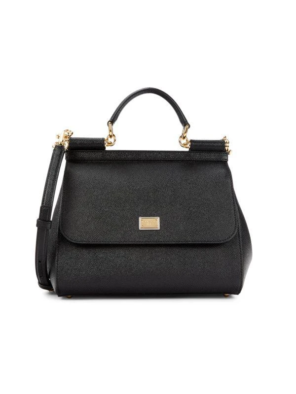 Dolce & Gabbana Dauphine Medium Leather Top Handle Bag 1
