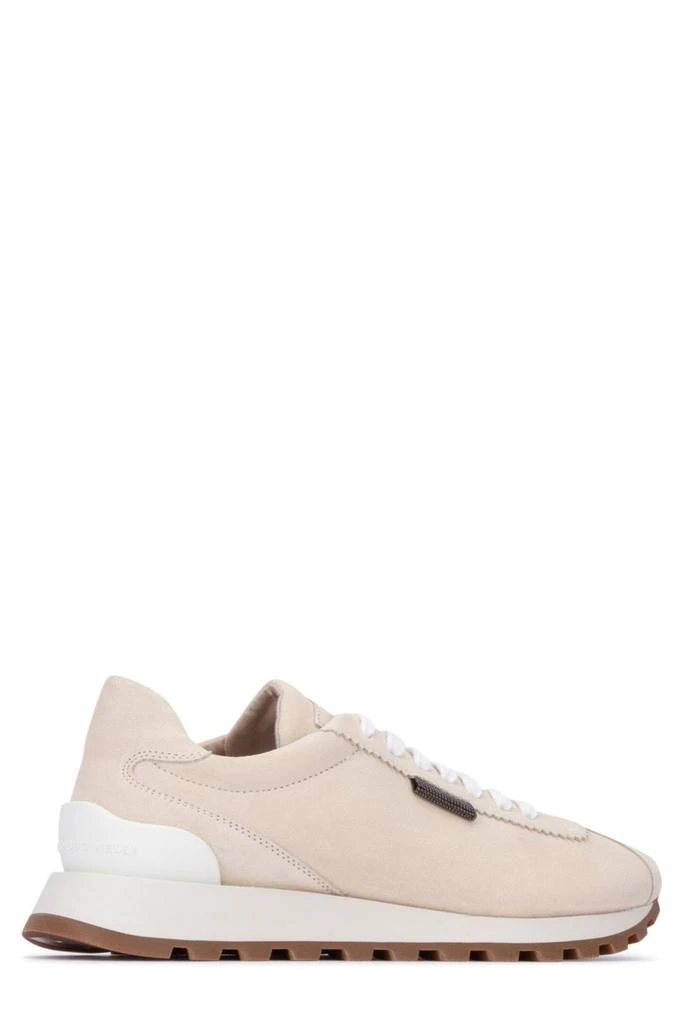 Brunello Cucinelli Brunello Cucinelli Round-Toe Lace-Up Trainers 3