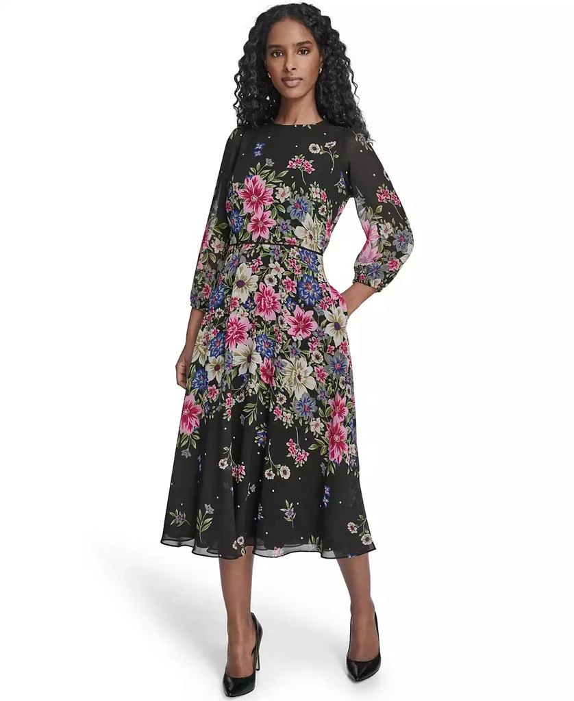 balloon sleeve embroidered dress Notched Balloon Sleeve Mini Dress – Blue Zone Planet