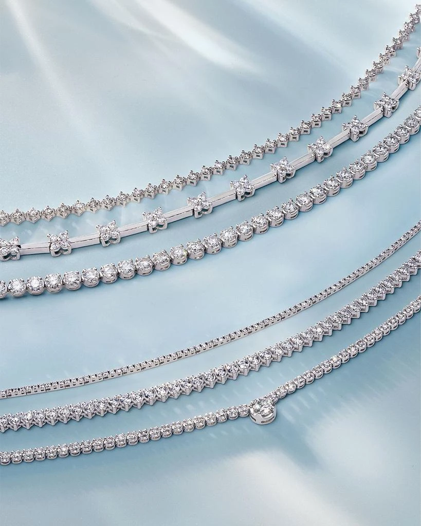 Bloomingdale's Diamond Tennis Necklace in 14K White Gold, 2.0 ct. t.w. 5
