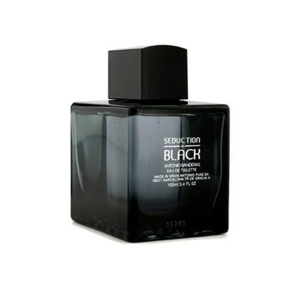 Antonio Banderas Seduction In Black for Men Eau de Toilette Spray 3.4 oz 1
