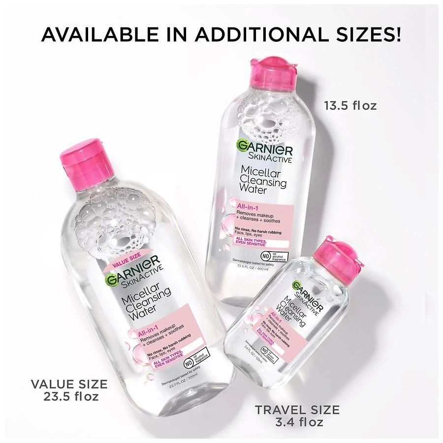 SkinActive Micellar Cleansing Water Cleanser & Makeup Remover, For All Skin Types 7