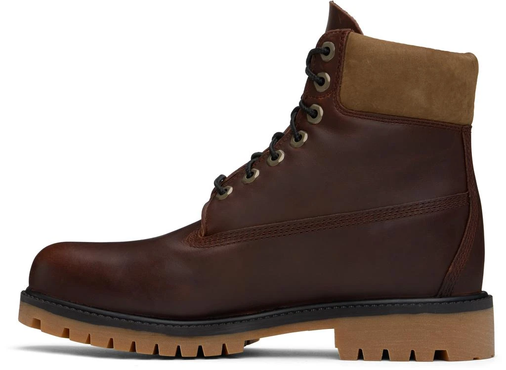 Timberland Burgundy Heritage 6-Inch Lace-Up Waterproof Boots 3
