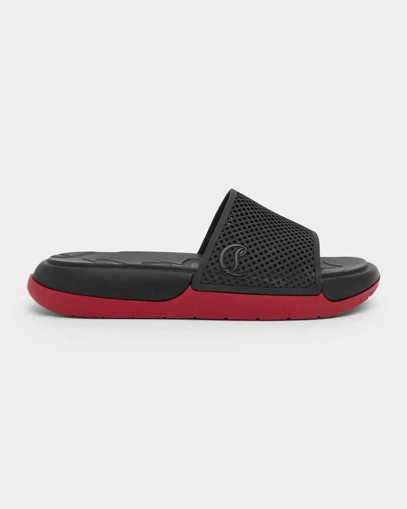 Christian Louboutin Men's Easy Breezy Rubber Slides