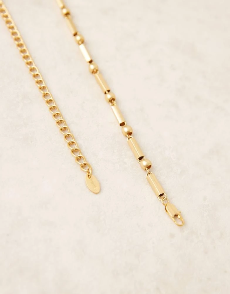 Mango Mango skinny chain belt in gold 3