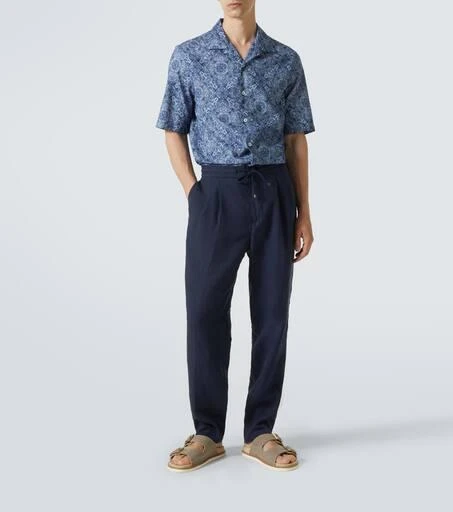 Brunello Cucinelli Printed cotton shirt 2