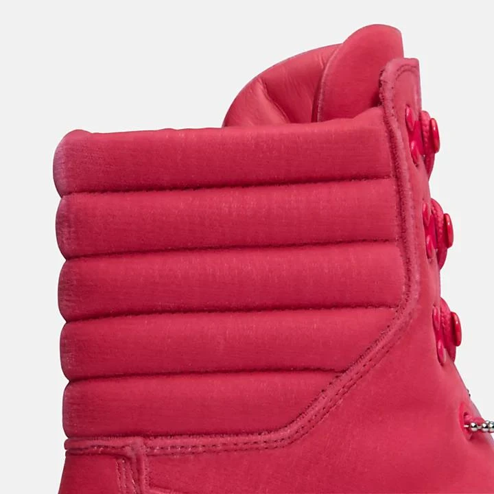 Timberland Jimmy Choo x Timberland® Puffer-collar Boot for Women in Pink 9