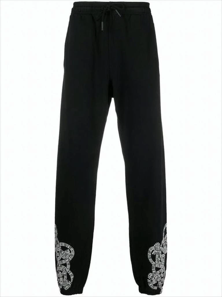 Marcelo Burlon Relaxed Fit Black Jogger Pants
