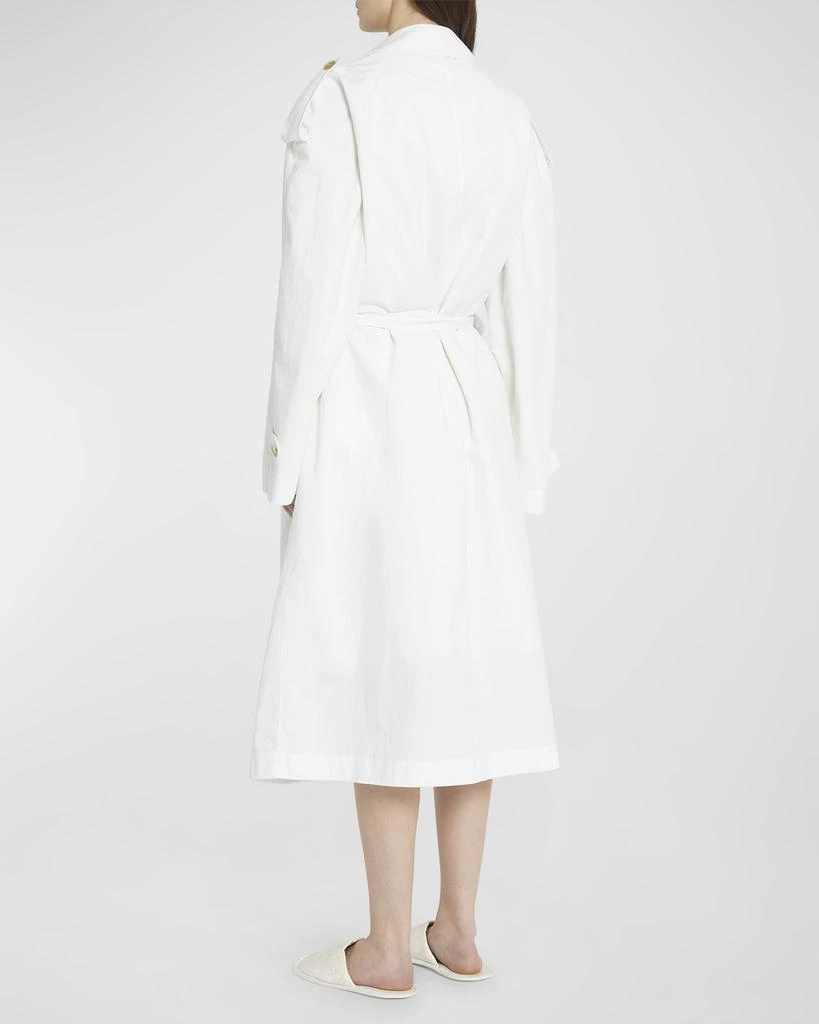 The Row Denver Belted Long Trench Coat 4