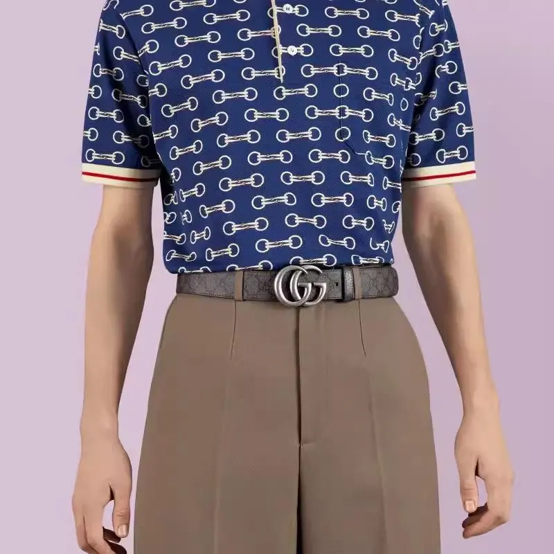 Gucci Gucci - GG Marmont reversible belt (80cm) 2