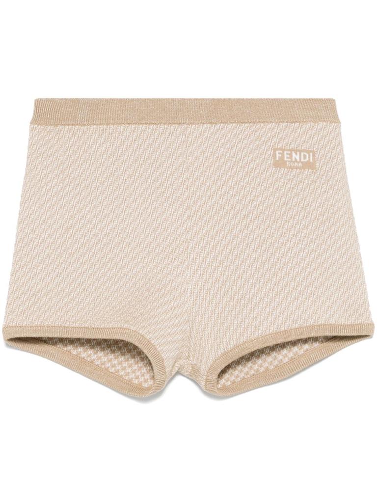 Fendi Printed Crepe Shorts - BeyondStyle