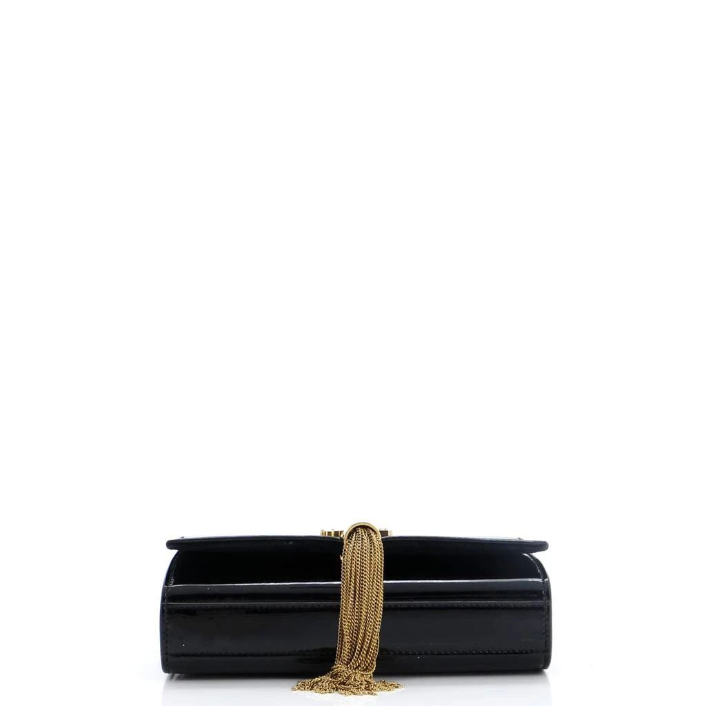 Yves Saint Laurent Classic Monogram Tassel Crossbody Bag Patent Small 4