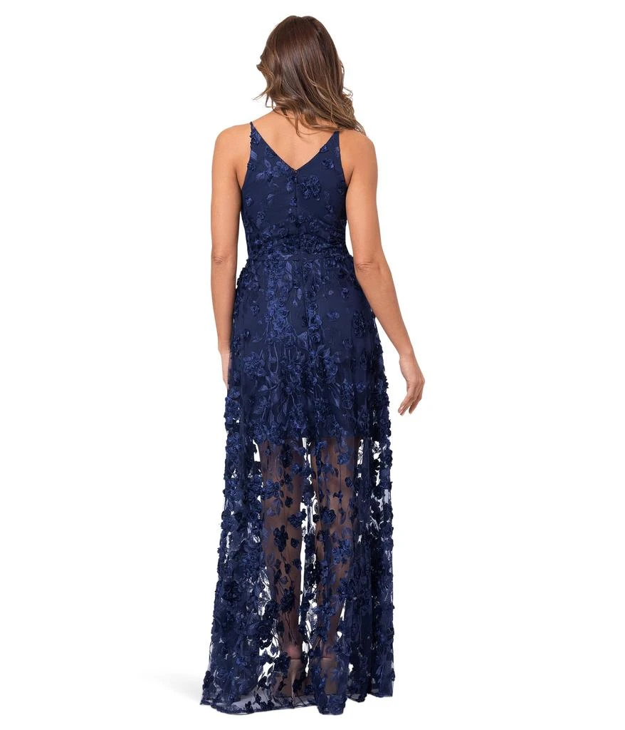 Long Soutache Mesh V Neck  On Sale Now with Up to 50% Off | Discover  Exclusive Deals & Savings at BeyondStyle  Authentic XSCAPE long soutache  mesh v neck|free shipping|dresses|women|clothing|Women|zappos.com with