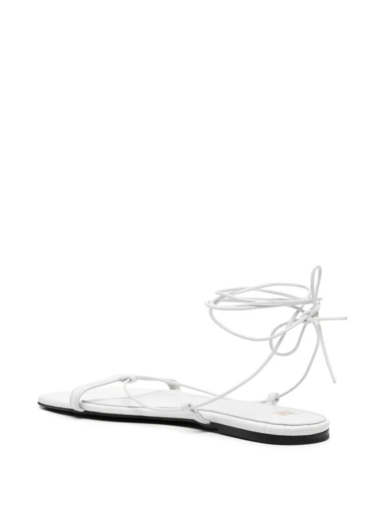 Totême TOTEME Leather Flat Sandals 4