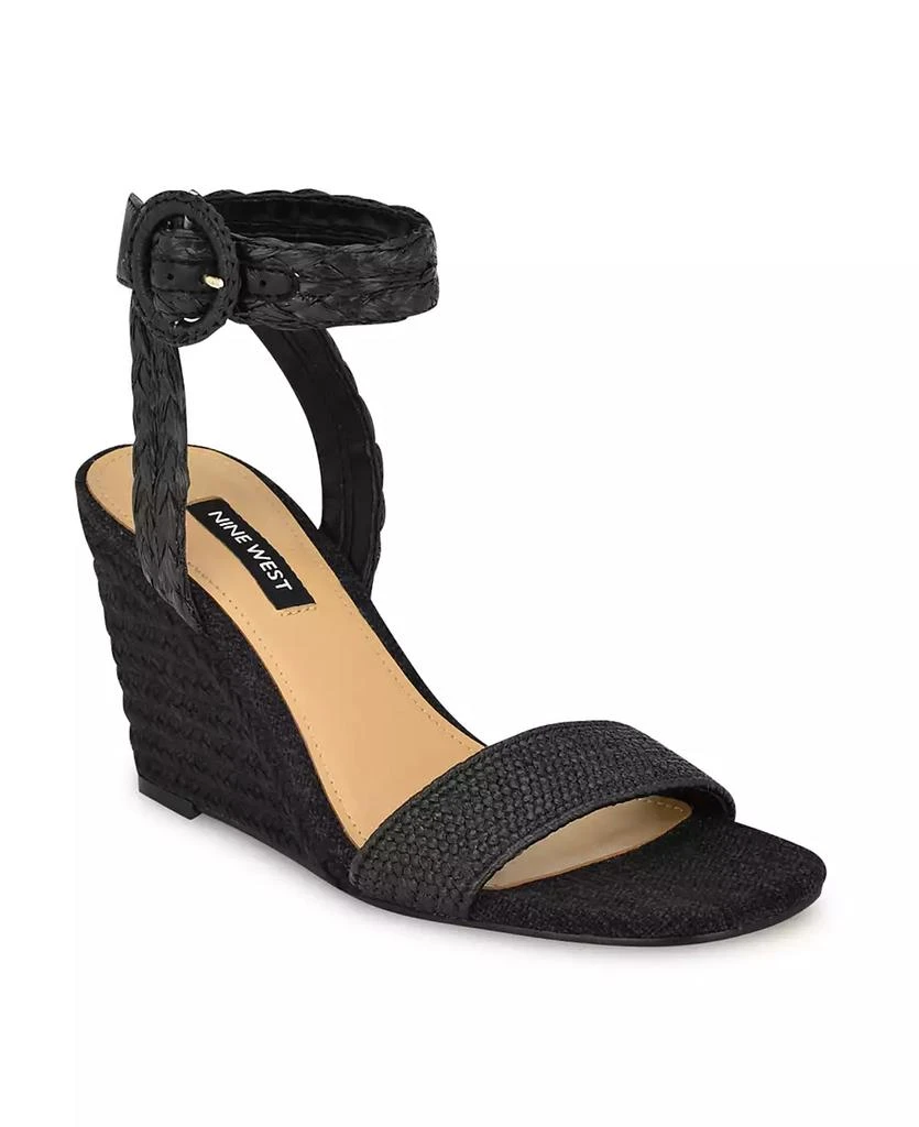 Nine West Women's Nerisa Woven Wedge Sandals 1