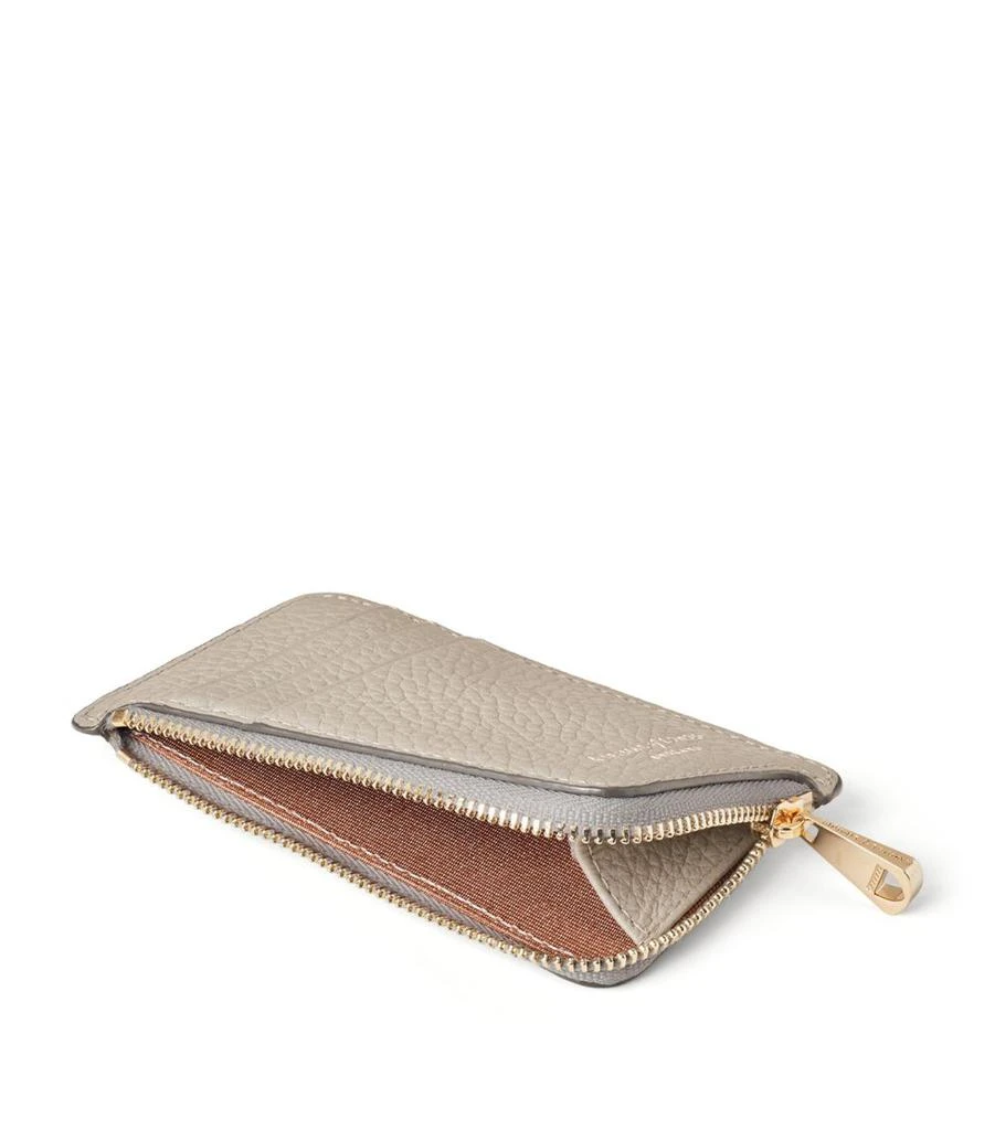 Aspinal of London Small Leather Zipped Card Holder 2