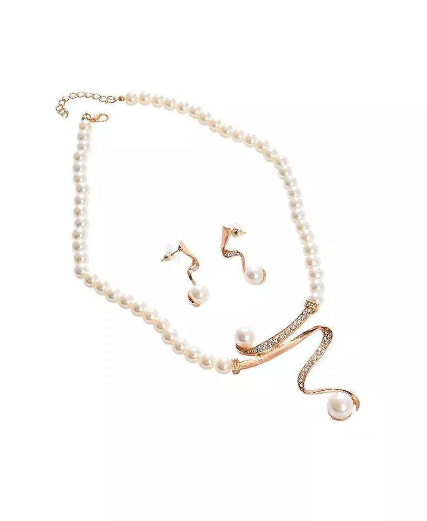 SOHI Pellet-Swirl Jewellery Set