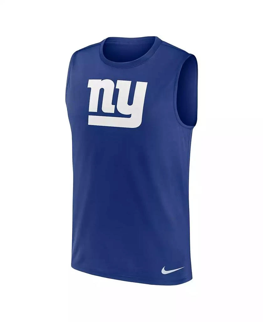 NIKE Men's Royal New York Giants Blitz Legend Muscle Perform Tank Top 2