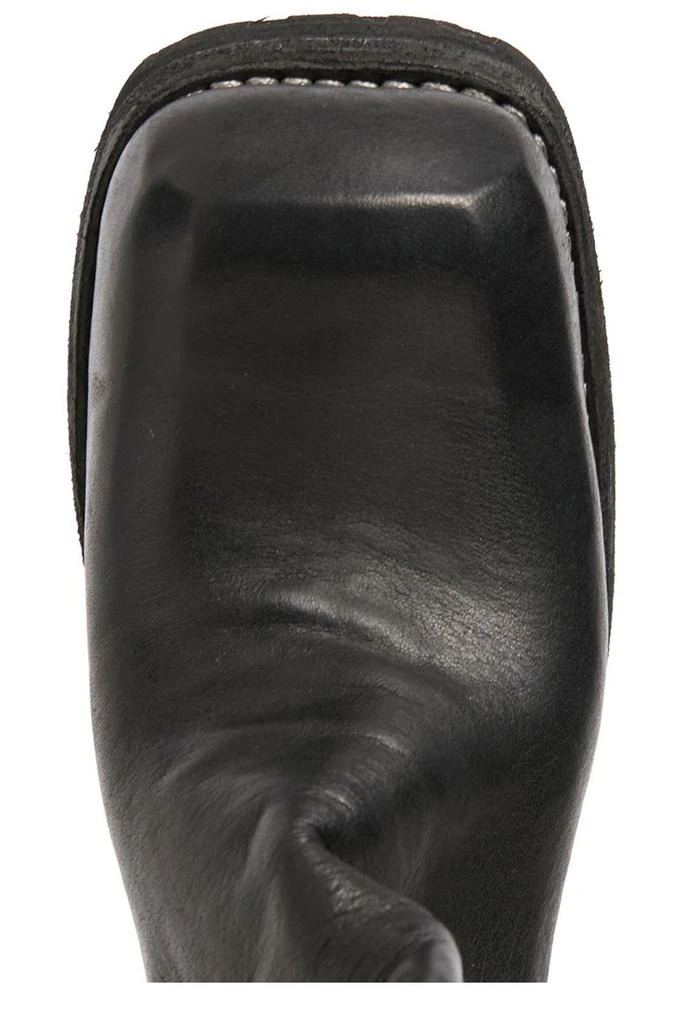 guidi Guidi Back Zip Squared-Toe Boots 5