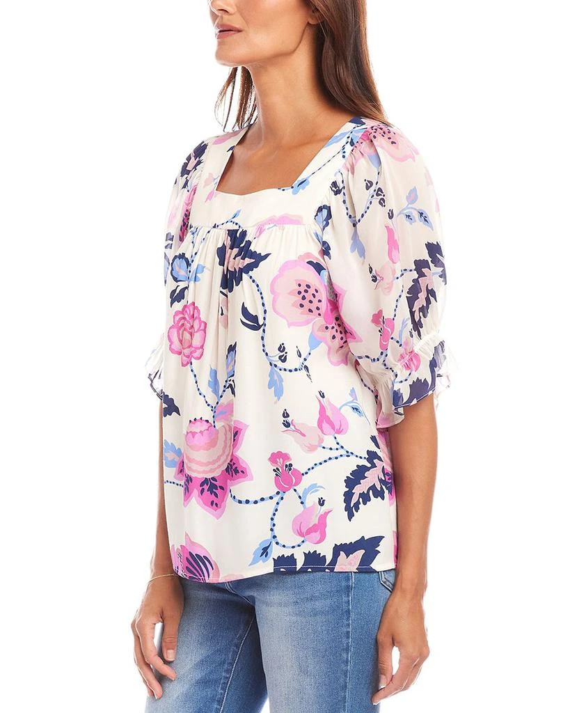 Karen Kane Petite Contrast Square Neck Top 5