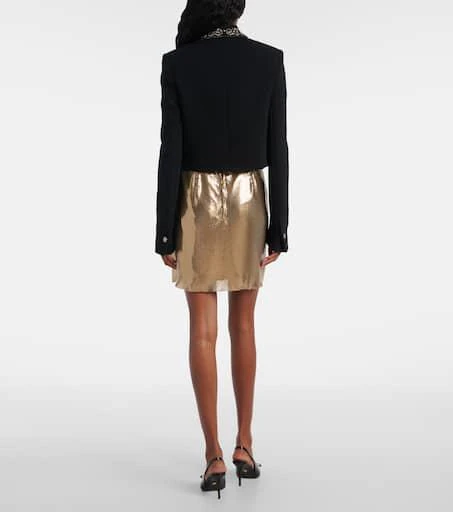 Versace Studded wool-blend jacket 3