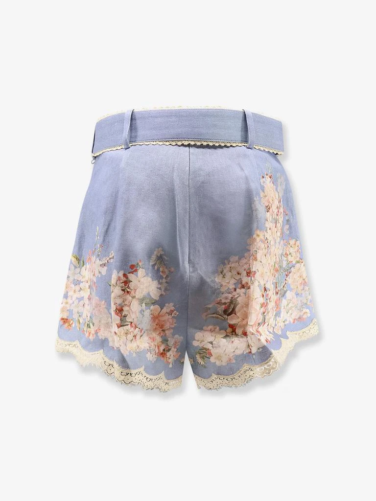 Zimmermann Cascadian Tuck ramie shorts 4