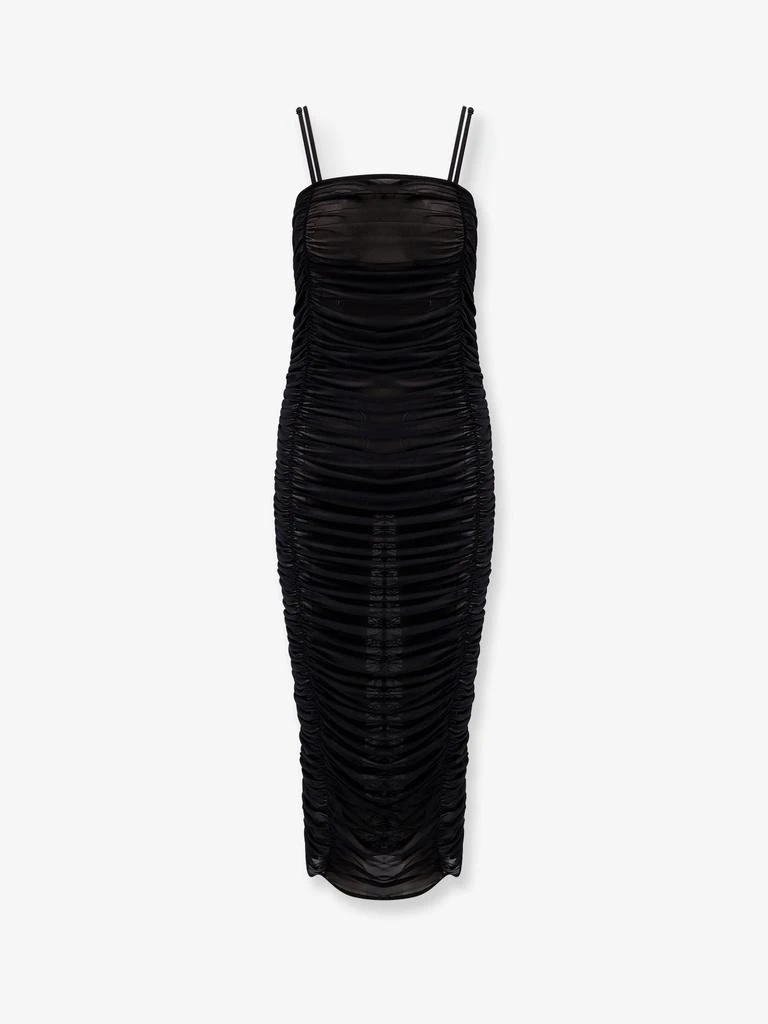ACTUALEE Nylon draped dress 1